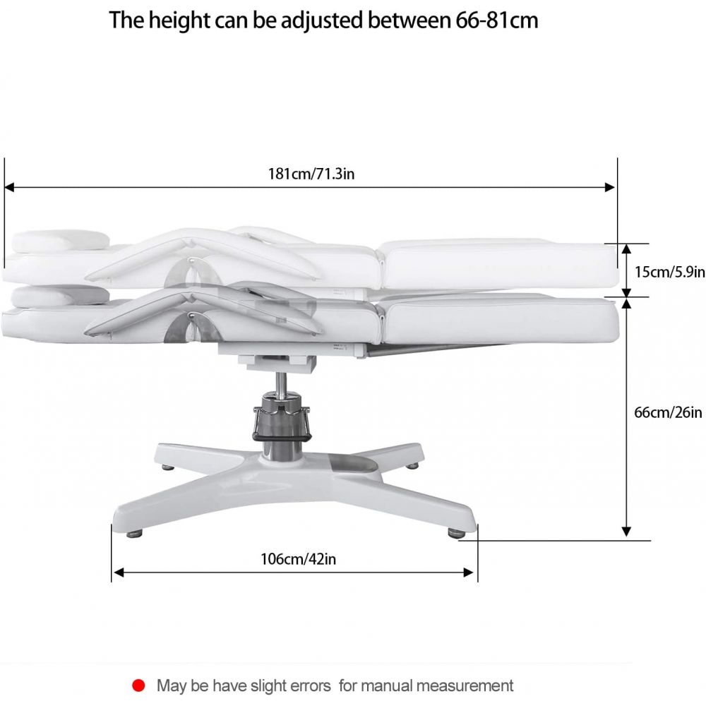 Beauty Salon MultiPurpose SPA Beauty Hydraulic Facial Bed 